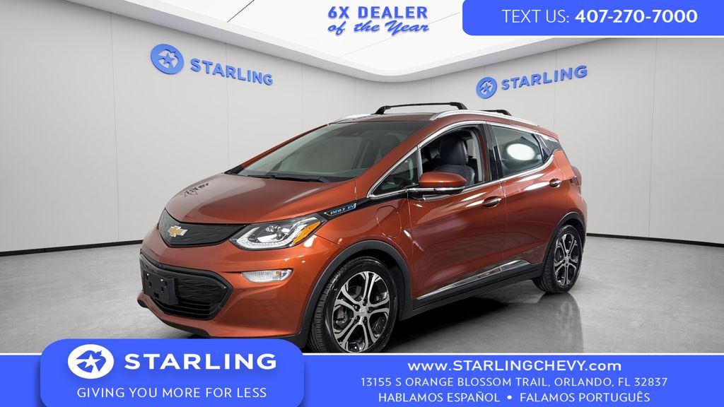 Cayenne Orange Metallic 2020 Chevrolet Bolt EV Wagon Front-Wheel Drive 1-Speed Automatic