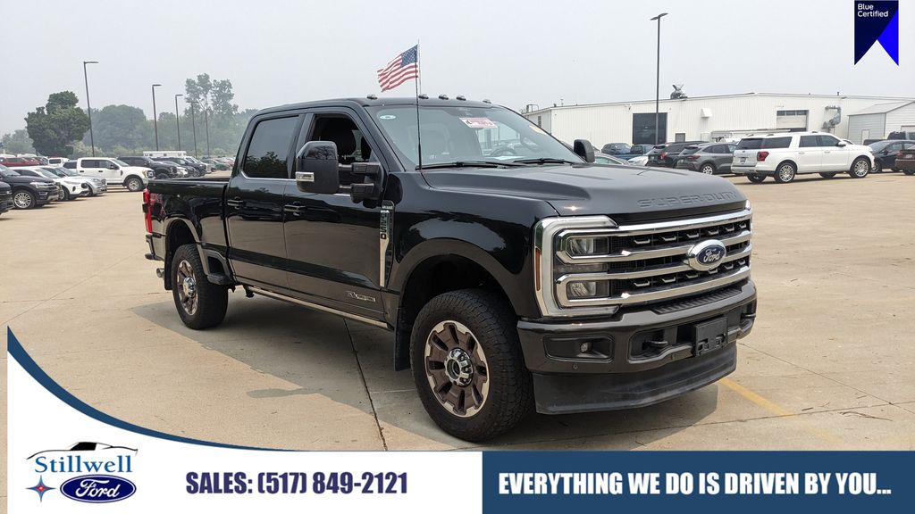 Agate Black Metallic 2024 Ford F-250 Super Duty Pickup Truck Four-Wheel Drive Automatic