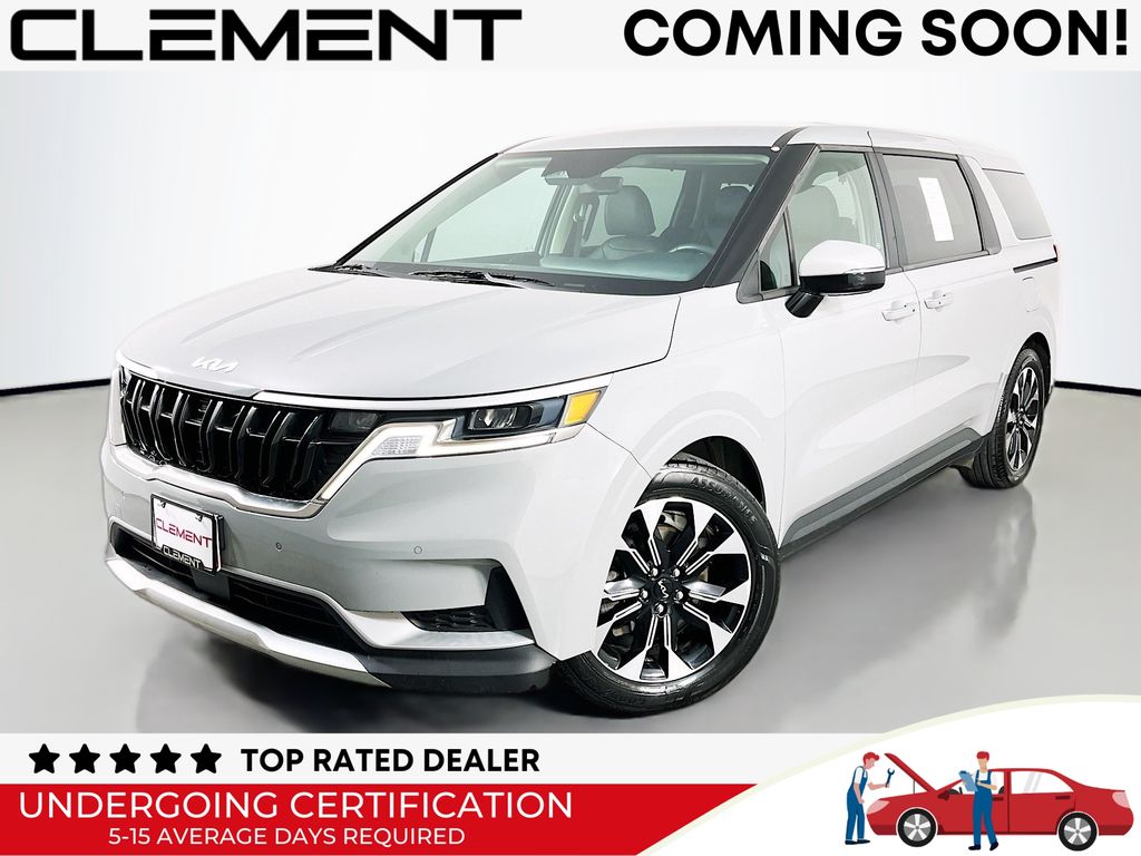 Ceramic Silver 2024 Kia Carnival EX FWD Minivan Front-Wheel Drive Automatic