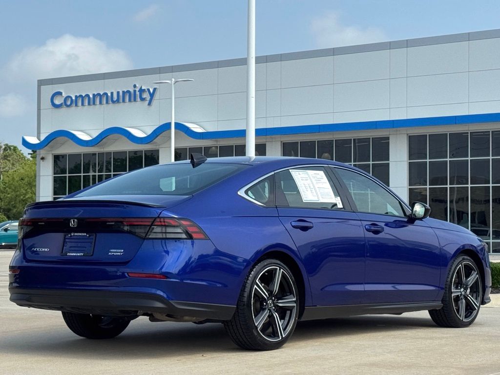 2024 Honda Accord Hybrid Sport Blue at DeMontrond Gulf Freeway