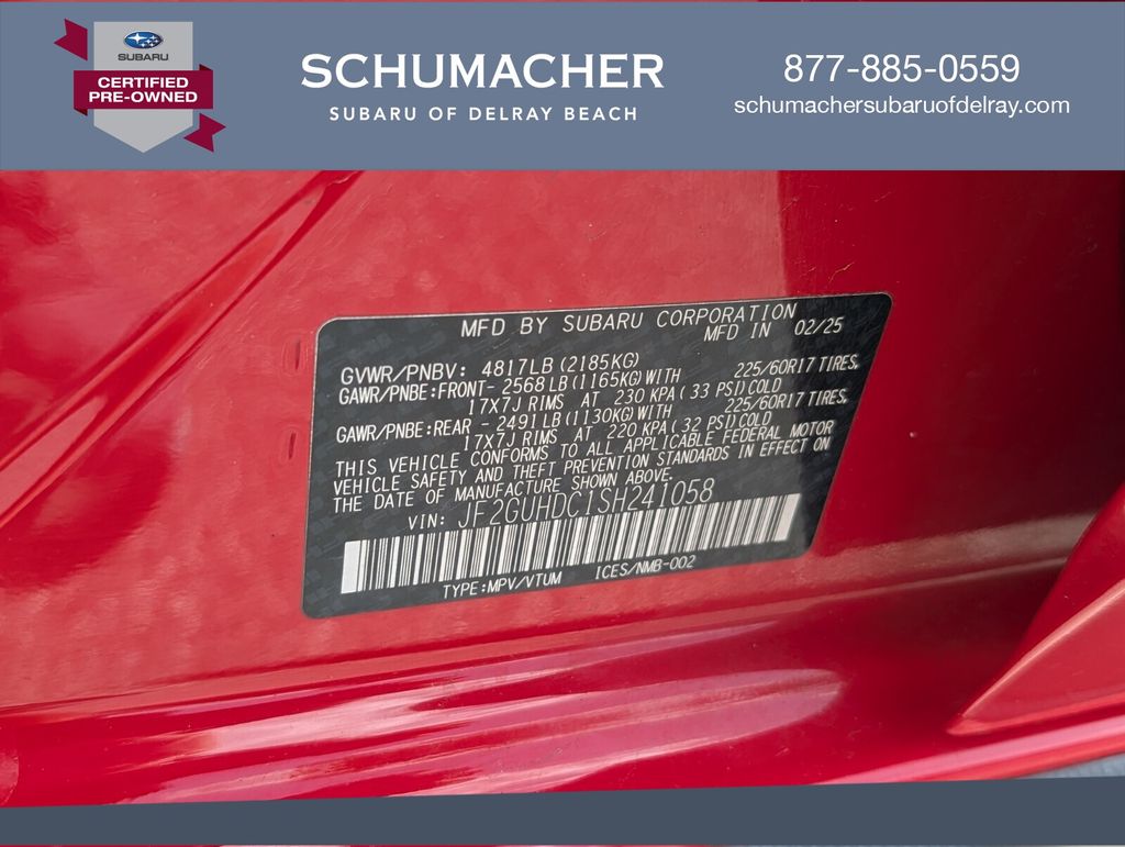 used 2025 Subaru Crosstrek car, priced at $26,998