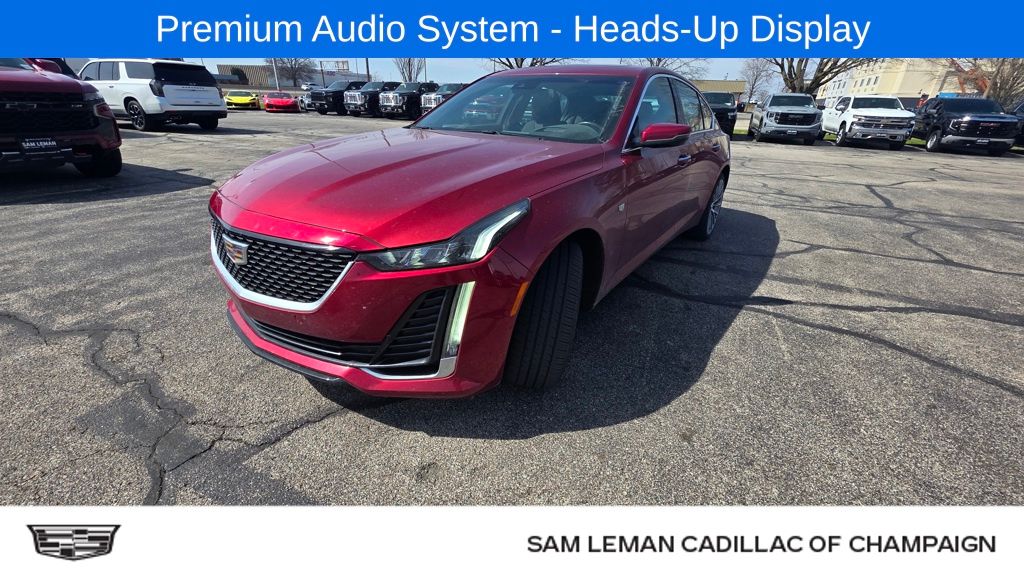 Radiant Red Tintcoat 2024 Cadillac CT5 Premium Luxury AWD Sedan All-Wheel Drive Automatic