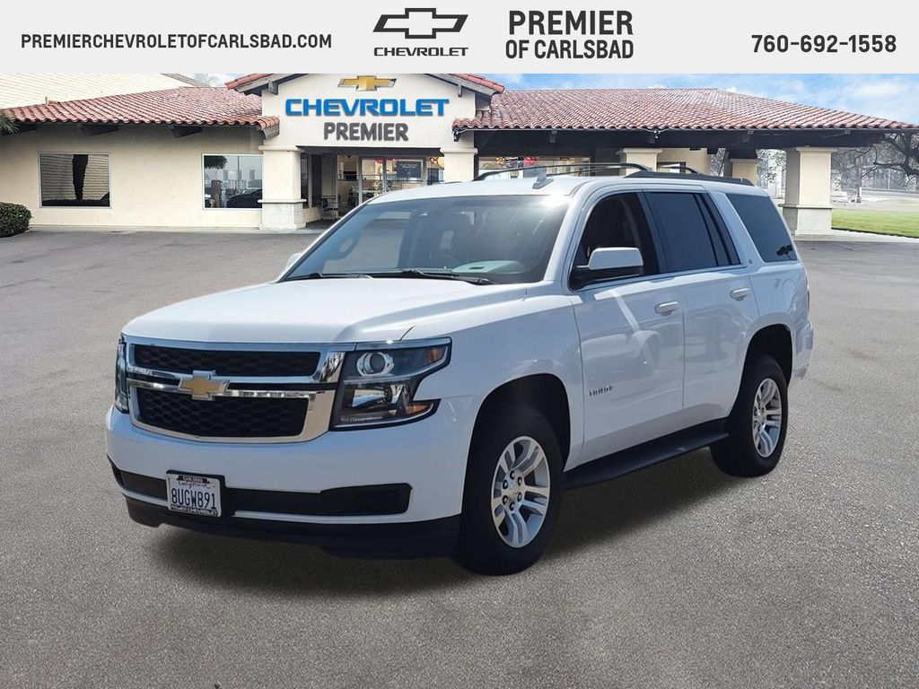 Summit White 2019 Chevrolet Tahoe SUV / Crossover Four-Wheel Drive 6-Speed Automatic Overdrive
