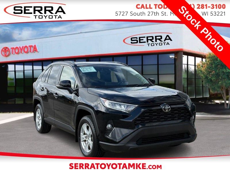 Midnight Black Metallic 2019 Toyota RAV4 XLE FWD SUV / Crossover Front-Wheel Drive 8-Speed Automatic