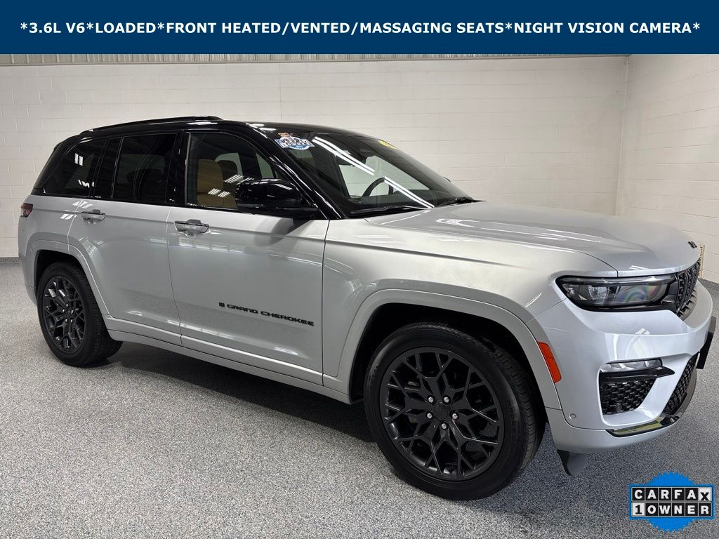 Silver Zynith 2025 Jeep Grand Cherokee SUV / Crossover Four-Wheel Drive 8-Speed Automatic