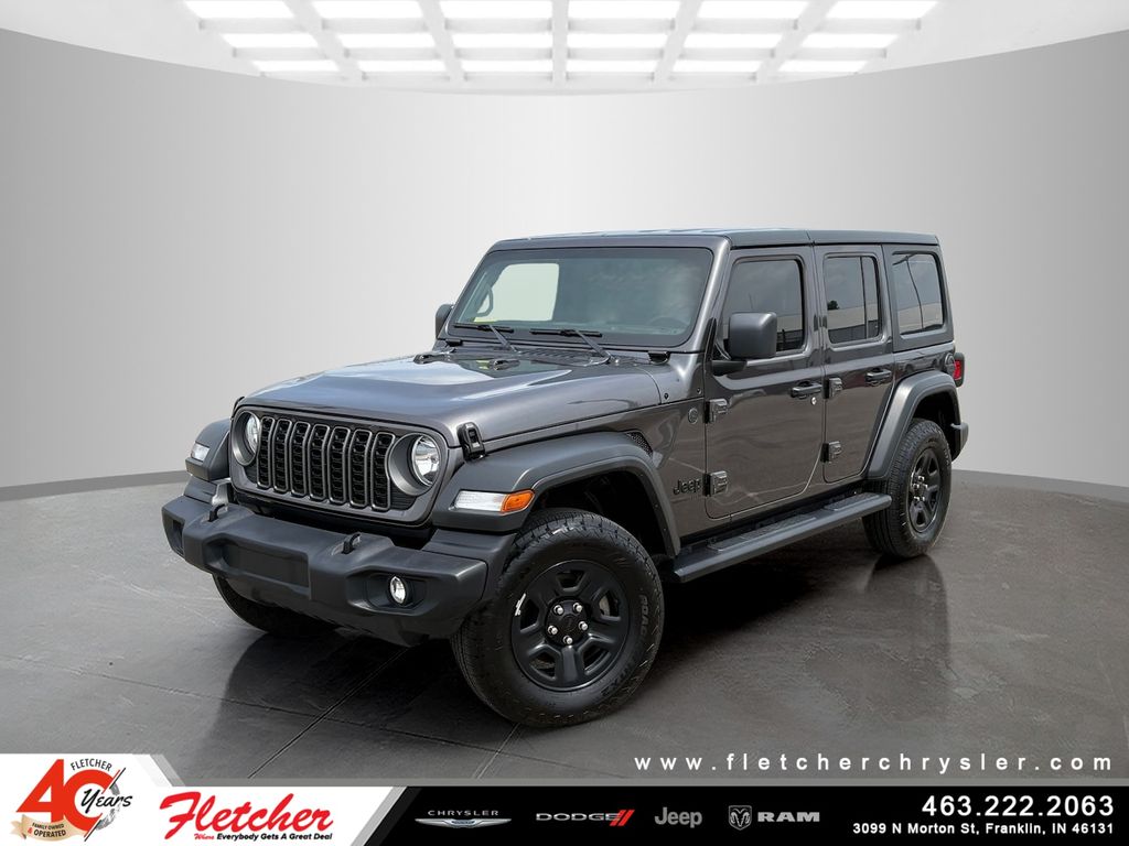 Gray (Granite Crystal Metallic Clearcoat) 2025 Jeep Wrangler SUV / Crossover Four-Wheel Drive 8-Speed Automatic