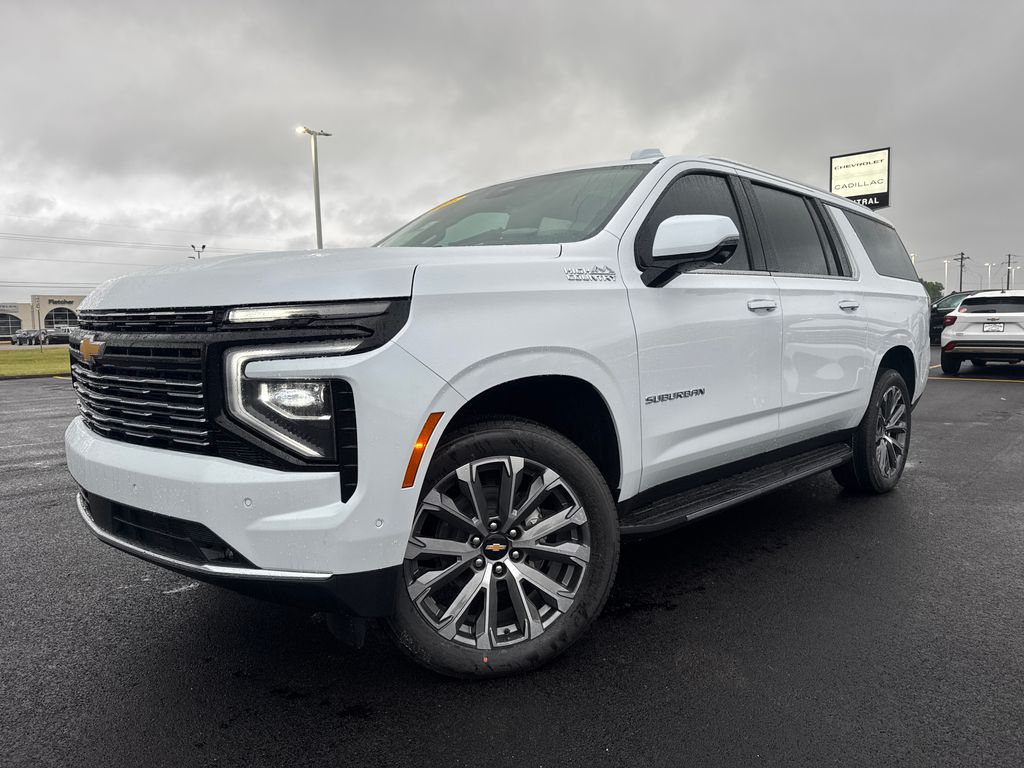Polar White 2026 Chevrolet Suburban High Country 4WD SUV / Crossover Four-Wheel Drive