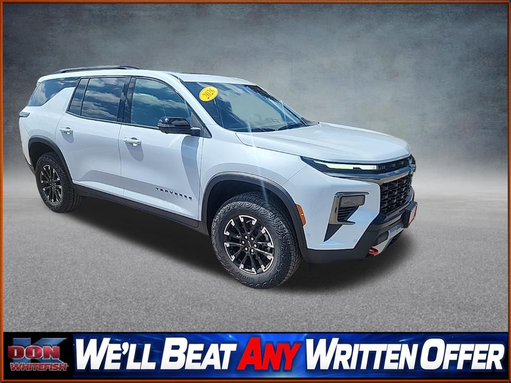Polar White Tricoat 2026 Chevrolet Traverse SUV / Crossover Four-Wheel Drive 8-Speed Automatic