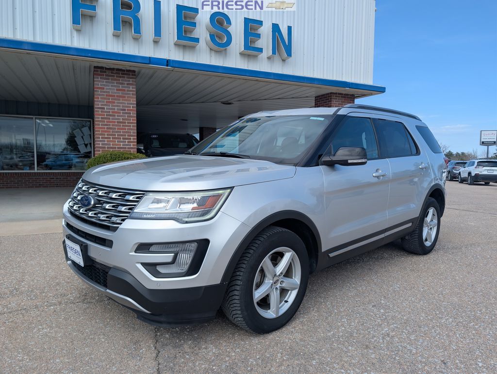 Ingot Silver 2017 Ford Explorer XLT AWD SUV / Crossover All-Wheel Drive 6-Speed Automatic