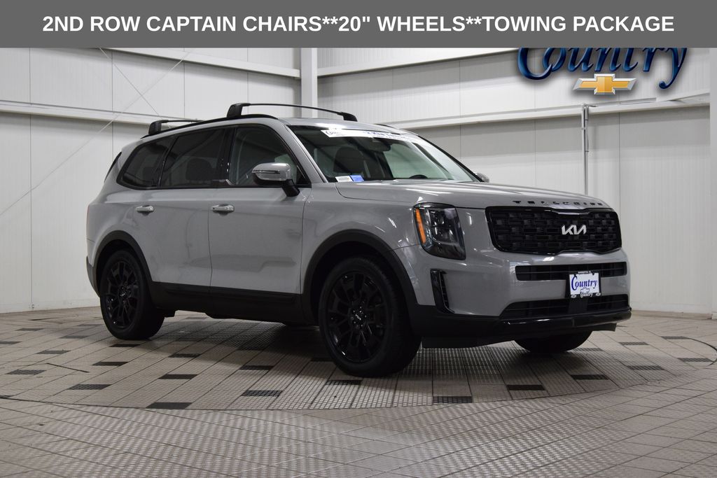 Gray 2022 Kia Telluride SUV / Crossover All-Wheel Drive 8-Speed Automatic