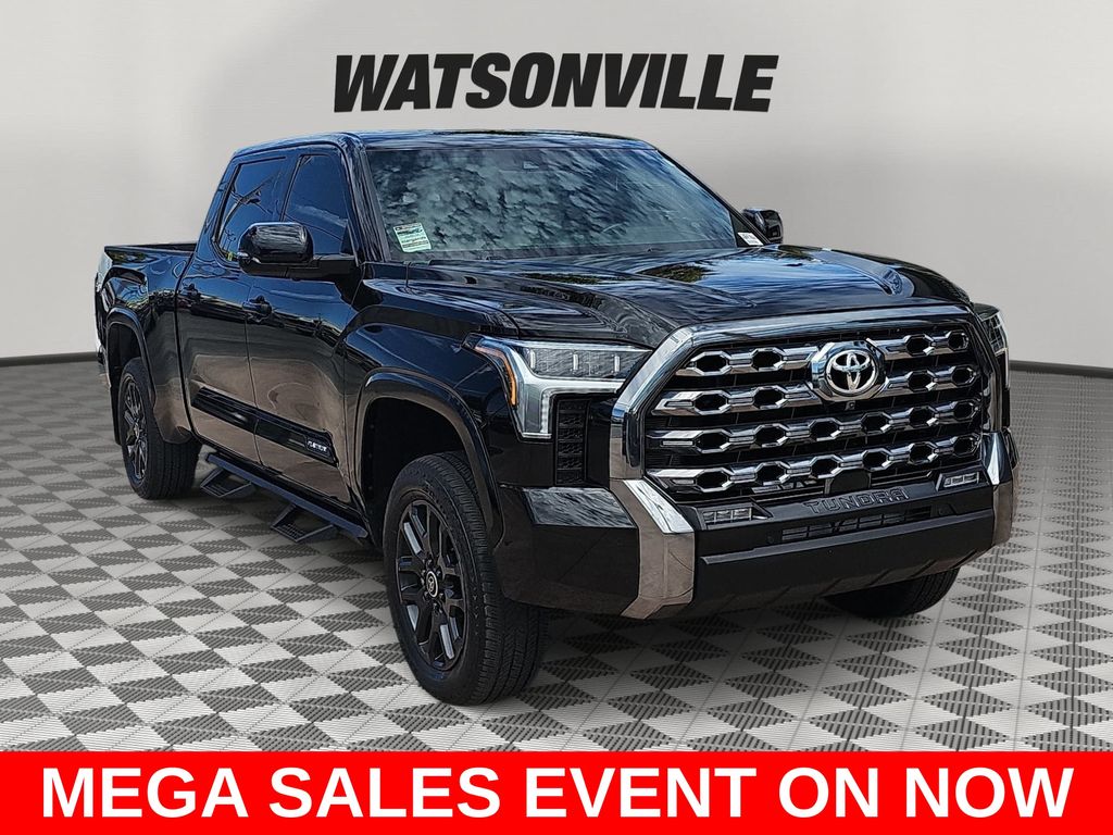 Midnight Black Metallic 2024 Toyota Tundra Pickup Truck Four-Wheel Drive Automatic