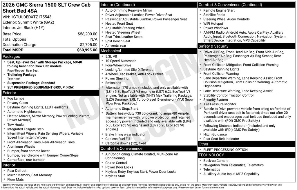 2026 GMC Sierra 1500 SLT - Image 3