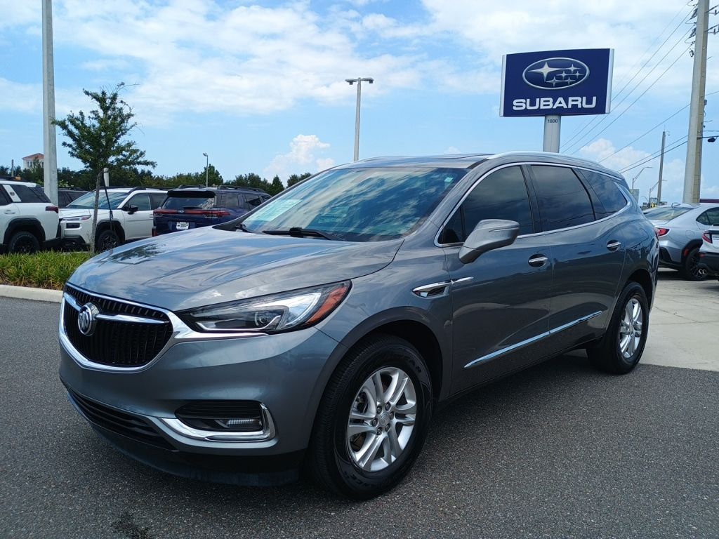 Satin Steel Gray Metallic 2021 Buick Enclave SUV / Crossover Front-Wheel Drive 9-Speed Automatic
