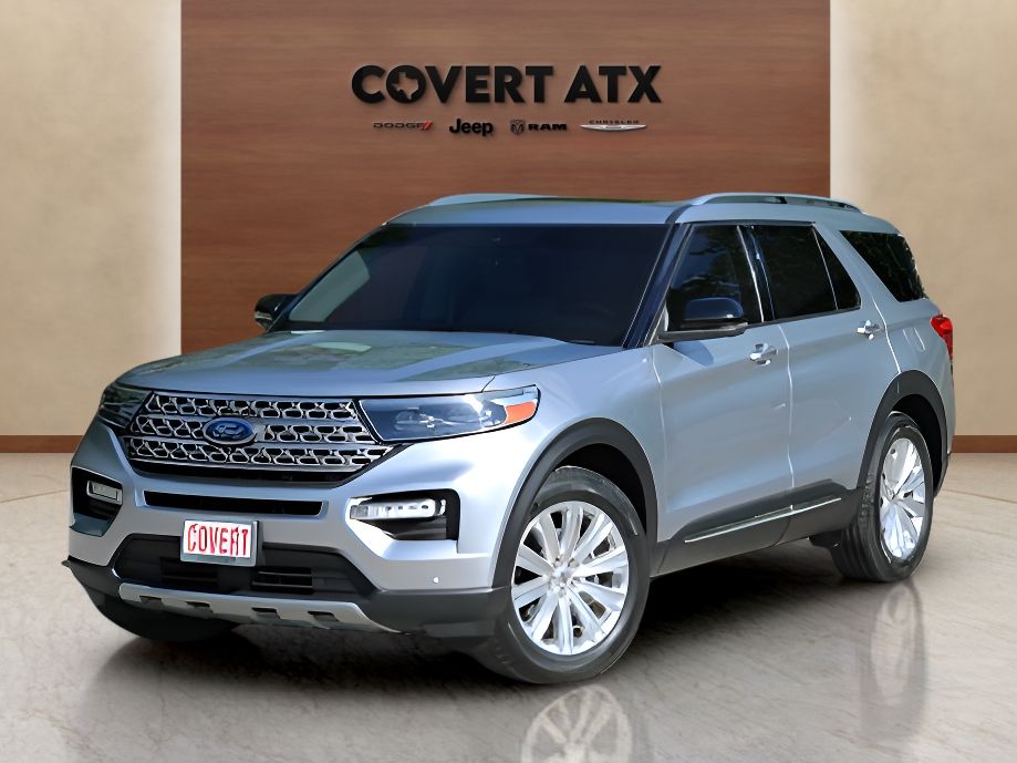 Silver 2020 Ford Explorer Limited RWD SUV / Crossover Rear-Wheel Drive Automatic