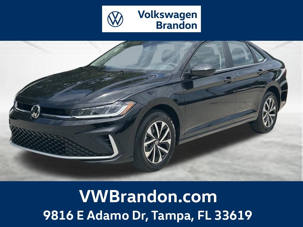 Deep Black 2026 Volkswagen Jetta Sedan Front-Wheel Drive 8-Speed Automatic