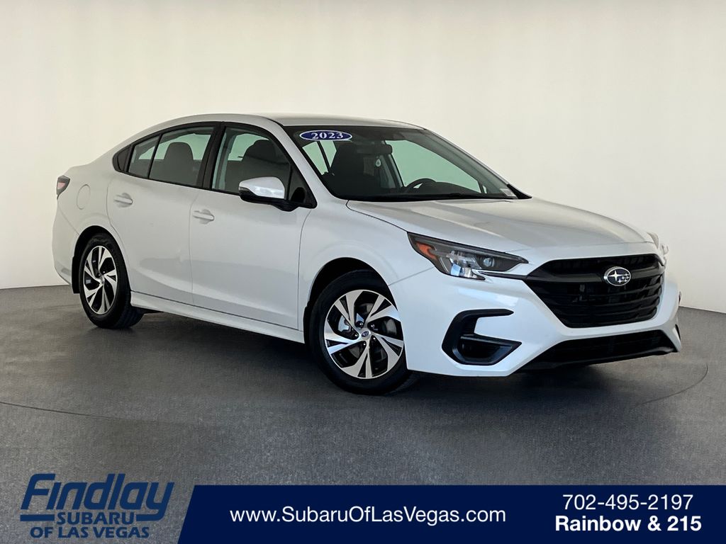 Crystal White Pearl 2023 Subaru Legacy Premium AWD Sedan All-Wheel Drive Continuously Variable Transmission