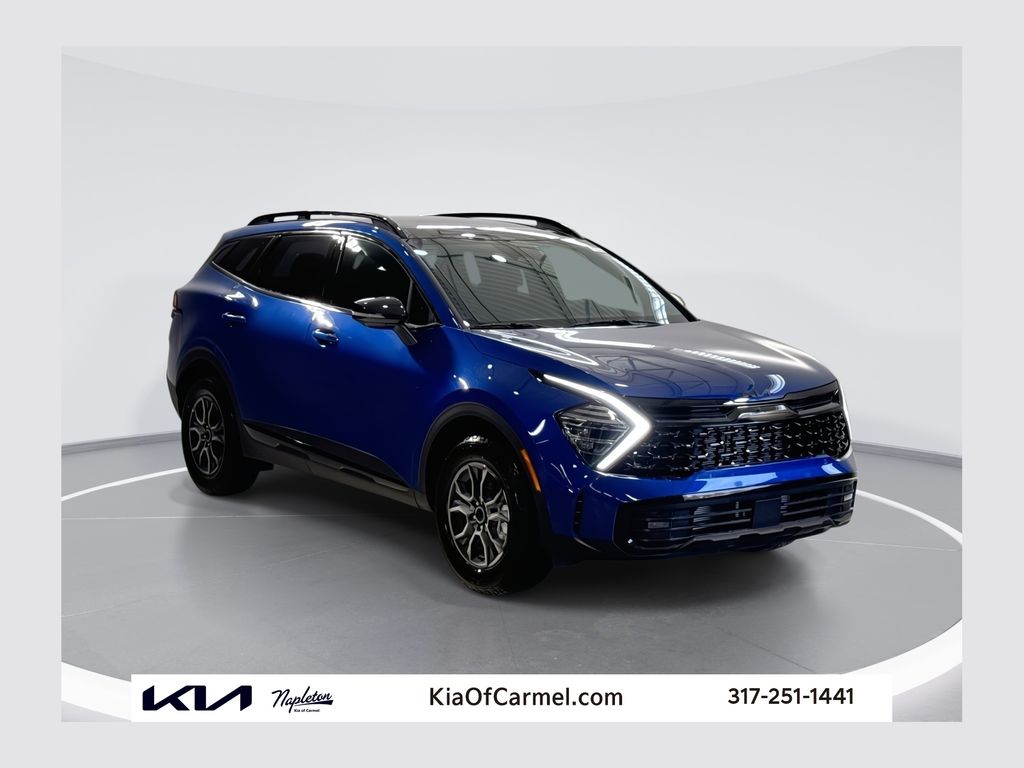 Sapphire Blue 2025 Kia Sportage SUV / Crossover All-Wheel Drive 8-Speed Automatic