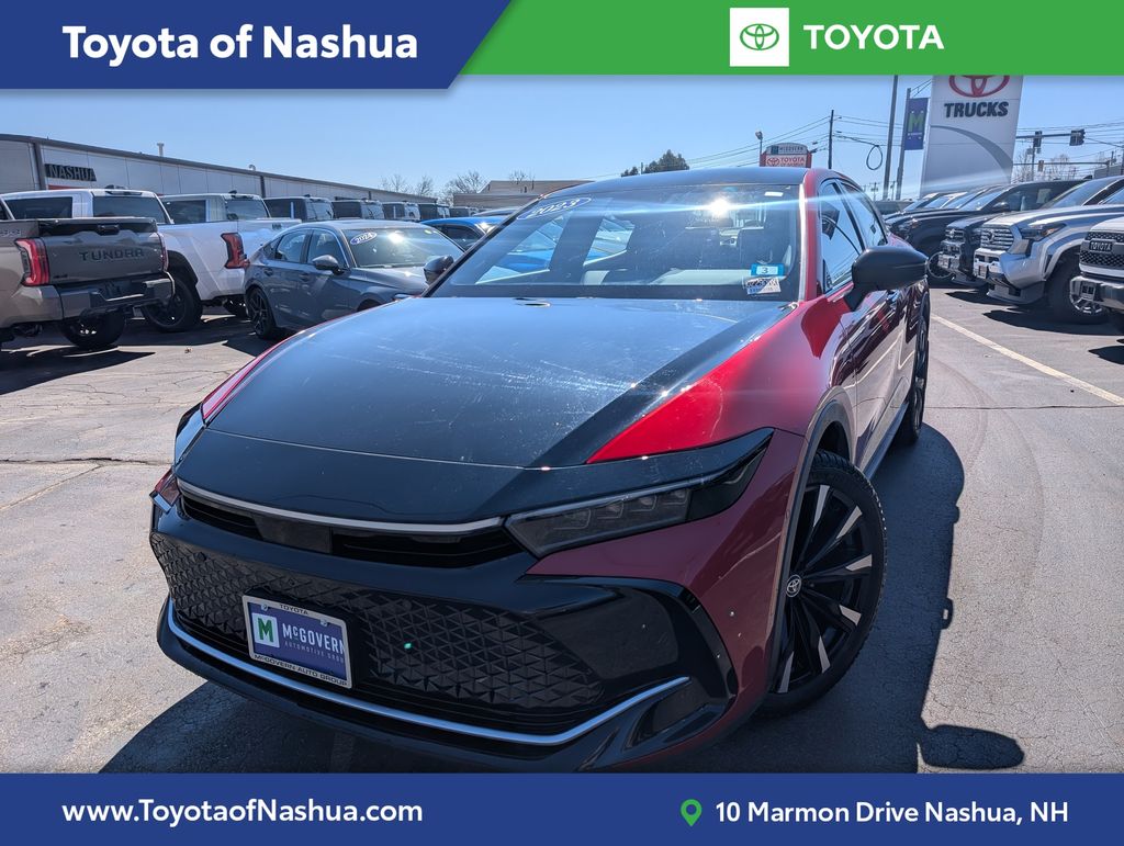 Supersonic Red/Black 2023 Toyota Crown Platinum AWD Sedan All-Wheel Drive 6-Speed Automatic