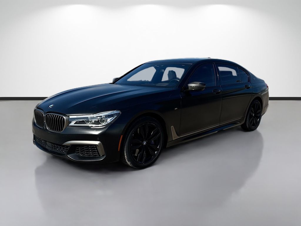 Frozen Black Metallic 2018 BMW 7 Series M760i xDrive AWD Sedan All-Wheel Drive 8-Speed Automatic