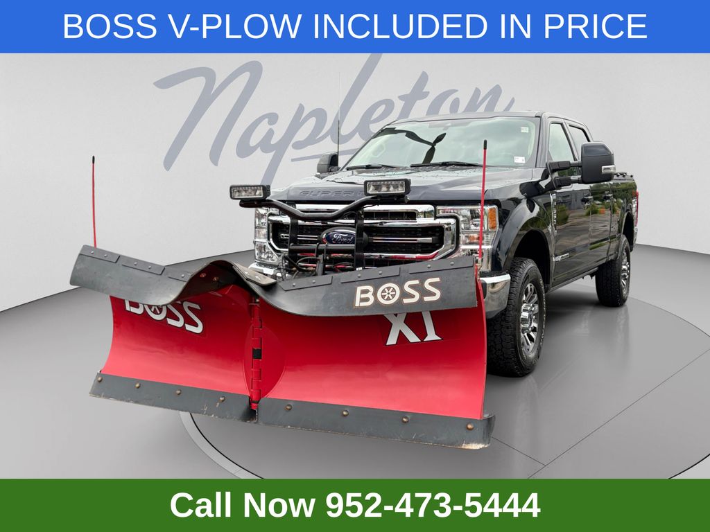 Antimatter Blue Metallic 2021 Ford F-350 Super Duty Pickup Truck Four-Wheel Drive Automatic