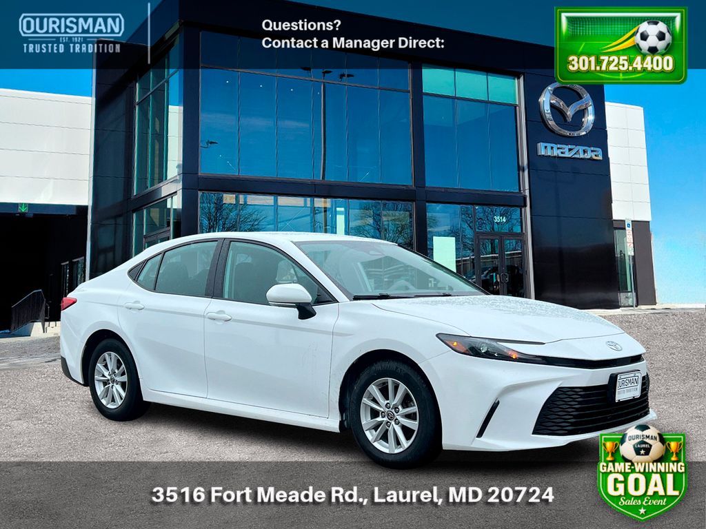 Ice 2025 Toyota Camry LE FWD Sedan Front-Wheel Drive Continuously Variable Transmission