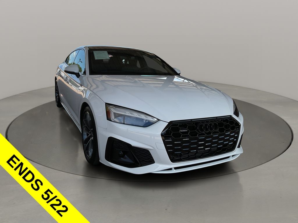 Arkona White 2024 Audi A5 Sportback quattro Premium S Line 45 TFSI AWD Sedan All-Wheel Drive 7-Speed Automatic