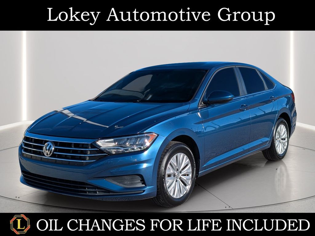 Blue Silk Metallic 2020 Volkswagen Jetta Sedan Front-Wheel Drive 8-Speed Automatic