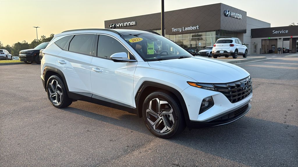 Quartz White 2022 Hyundai Tucson SUV / Crossover Front-Wheel Drive 8-Speed Automatic