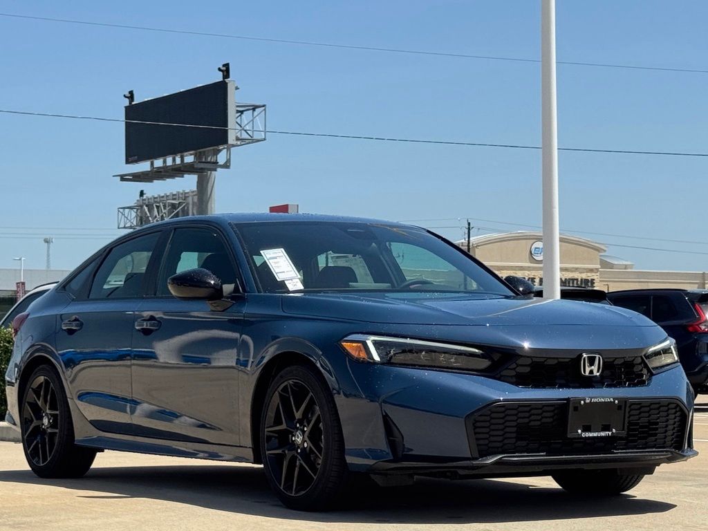2026 Honda Civic Sport Blue at Bayway Cadillac of The Woodlands