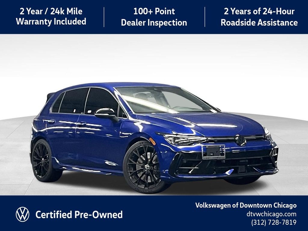 Lapiz Blue Metallic 2025 Volkswagen Golf R Hatchback All-Wheel Drive 7-Speed Dual Clutch