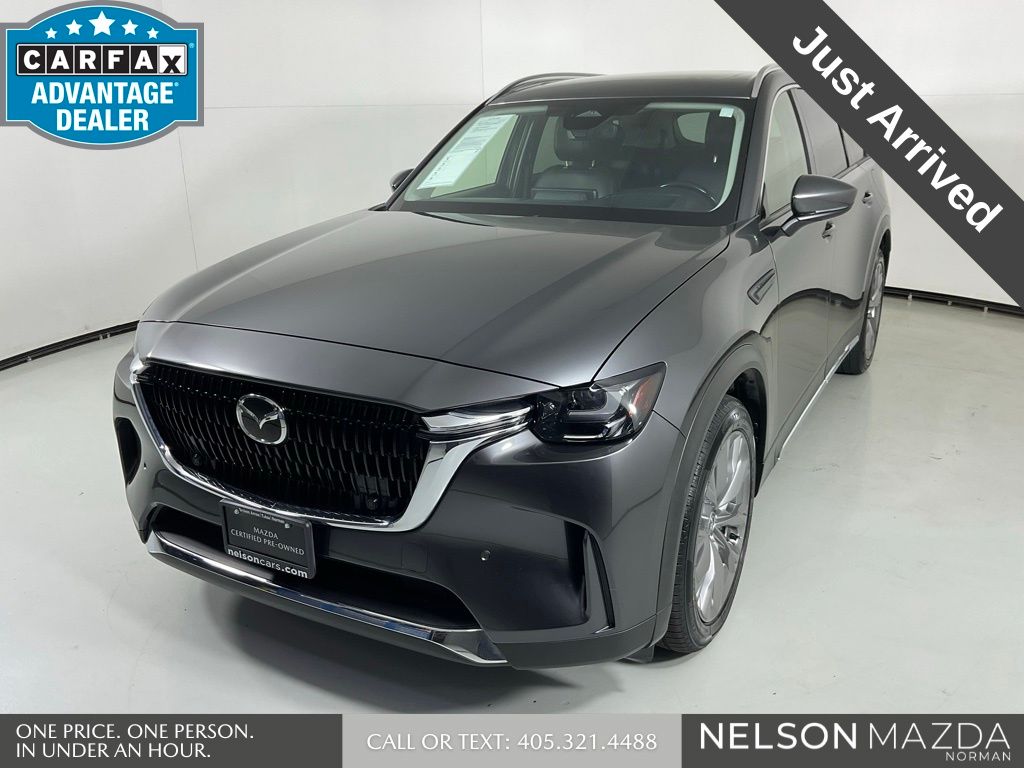 Machine Gray Metallic 2024 Mazda CX-90 3.3 Turbo Premium AWD SUV / Crossover All-Wheel Drive 8-Speed Automatic