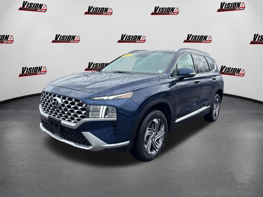 Stormy Blue 2021 Hyundai Santa Fe SEL AWD SUV / Crossover All-Wheel Drive 8-Speed Automatic