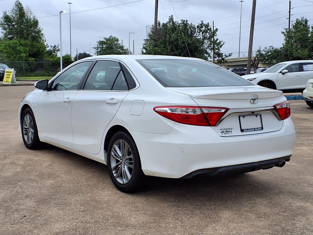 2015 Toyota Camry SE White at Gullo Toyota