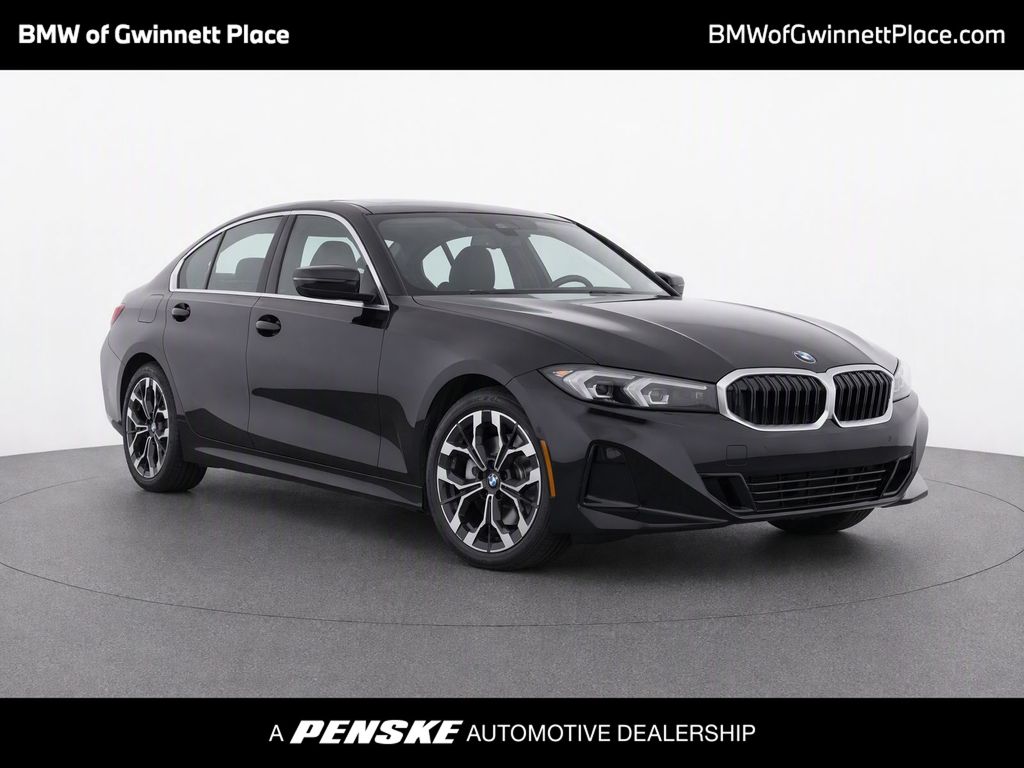 Black Sapphire Metallic 2026 BMW 3 Series Sedan Rear-Wheel Drive 8-Speed Automatic