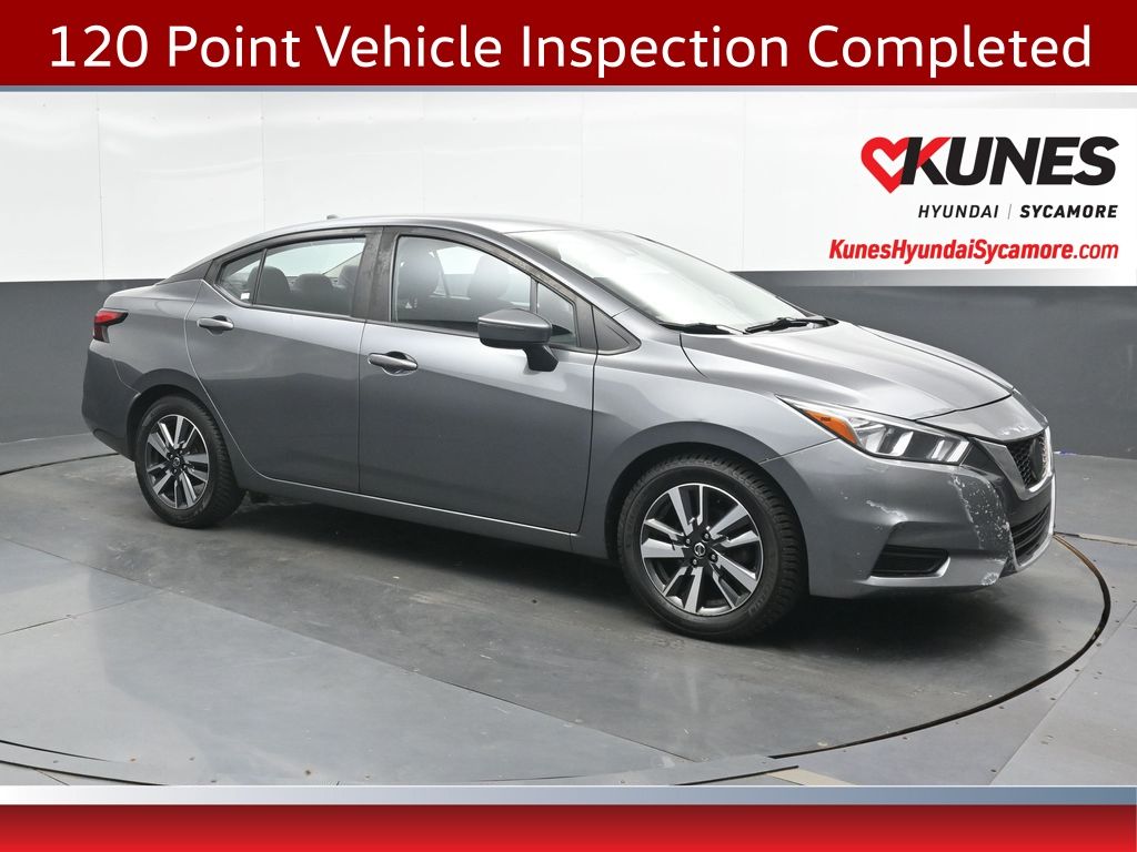 Gray (Gun Metallic) 2021 Nissan Versa Sedan Front-Wheel Drive Continuously Variable Transmission
