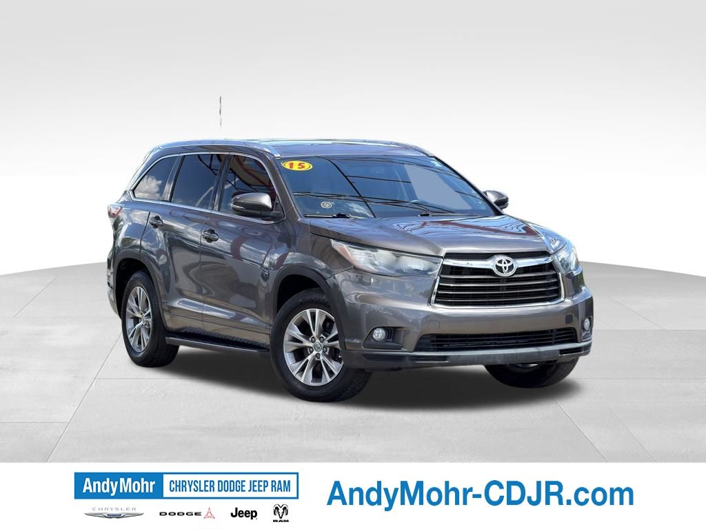 Predawn Gray Mica 2015 Toyota Highlander SUV / Crossover Front-Wheel Drive 6-Speed Automatic Overdrive