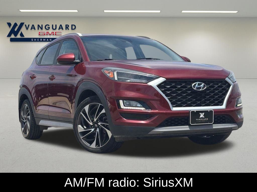Gemstone Red 2020 Hyundai Tucson Sport FWD SUV / Crossover Front-Wheel Drive 6-Speed Automatic