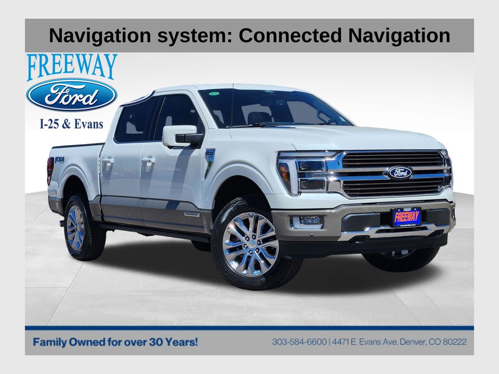 Star White Metallic Tri-Coat 2025 Ford F-150 King Ranch SuperCrew 4WD Pickup Truck Four-Wheel Drive Automatic