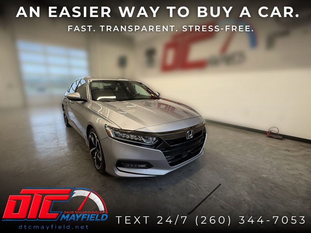 Lunar Silver Metallic 2020 Honda Accord 1.5T Sport FWD Sedan Front-Wheel Drive Continuously Variable Transmission