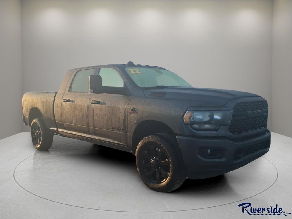 Gray (Granite Crystal Metallic Clearcoat) 2022 RAM 2500 Pickup Truck Four-Wheel Drive 6-Speed Automatic