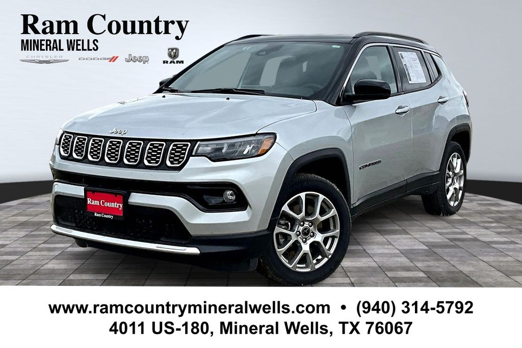 Silver Zynith Metallic Clearcoat 2025 Jeep Compass Limited 4WD SUV / Crossover Four-Wheel Drive 8-Speed Automatic