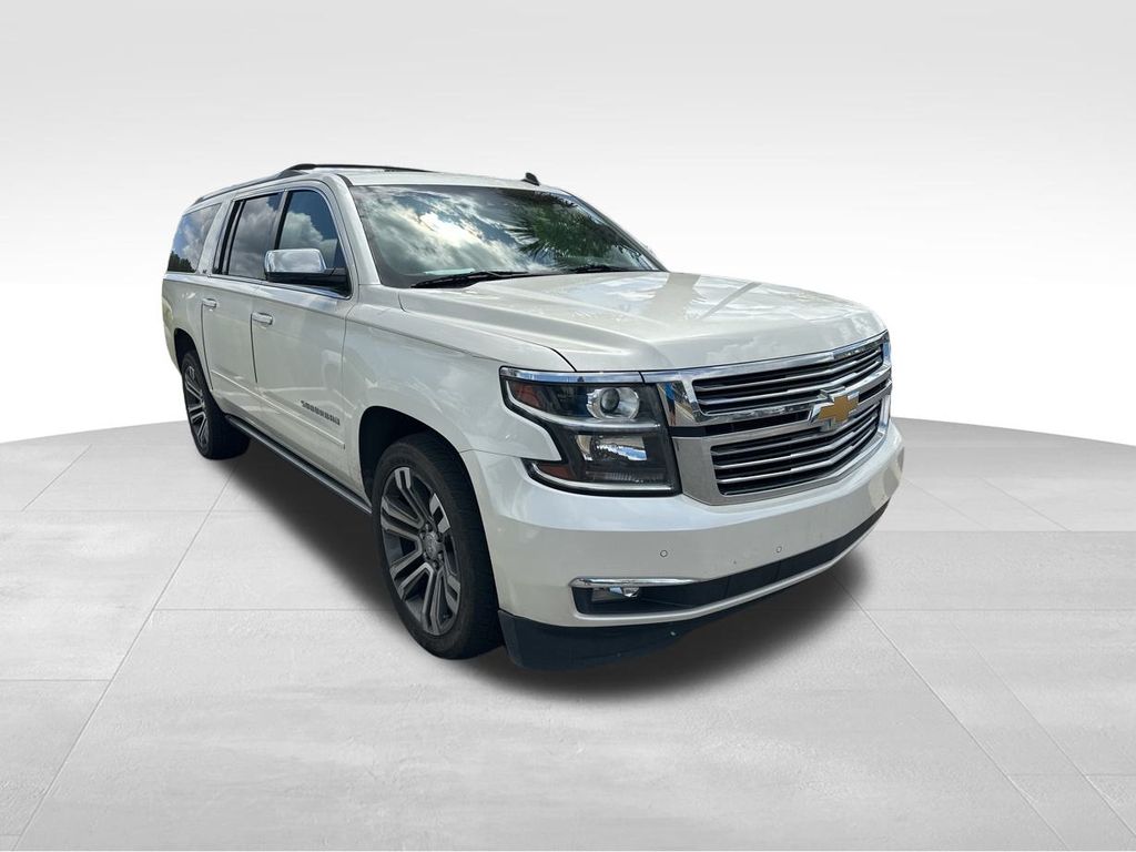 2015 White Diamond Tricoat Chevrolet Suburban LTZ RWD SUV