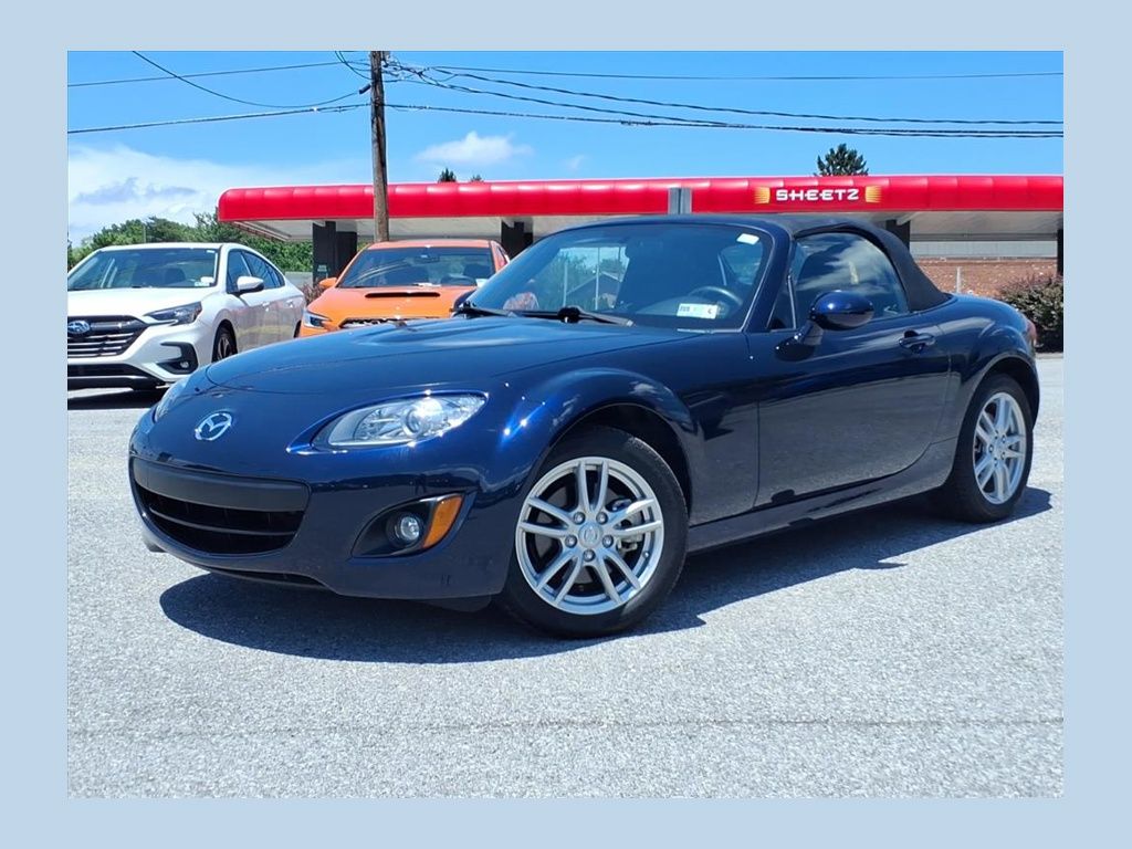 Stormy Blue Mica 2012 Mazda MX-5 Miata Sport RWD Convertible Rear-Wheel Drive 5-Speed Manual