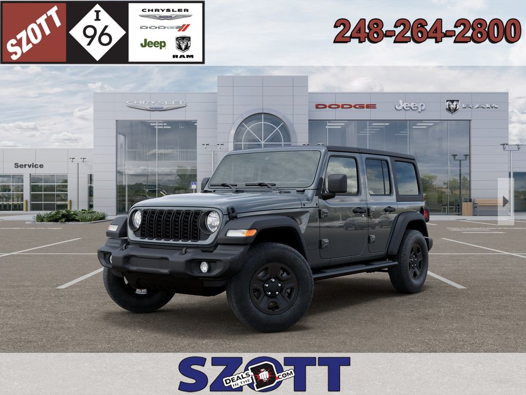 Anvil Clear Coat 2026 Jeep Wrangler SUV / Crossover Four-Wheel Drive 8-Speed Automatic