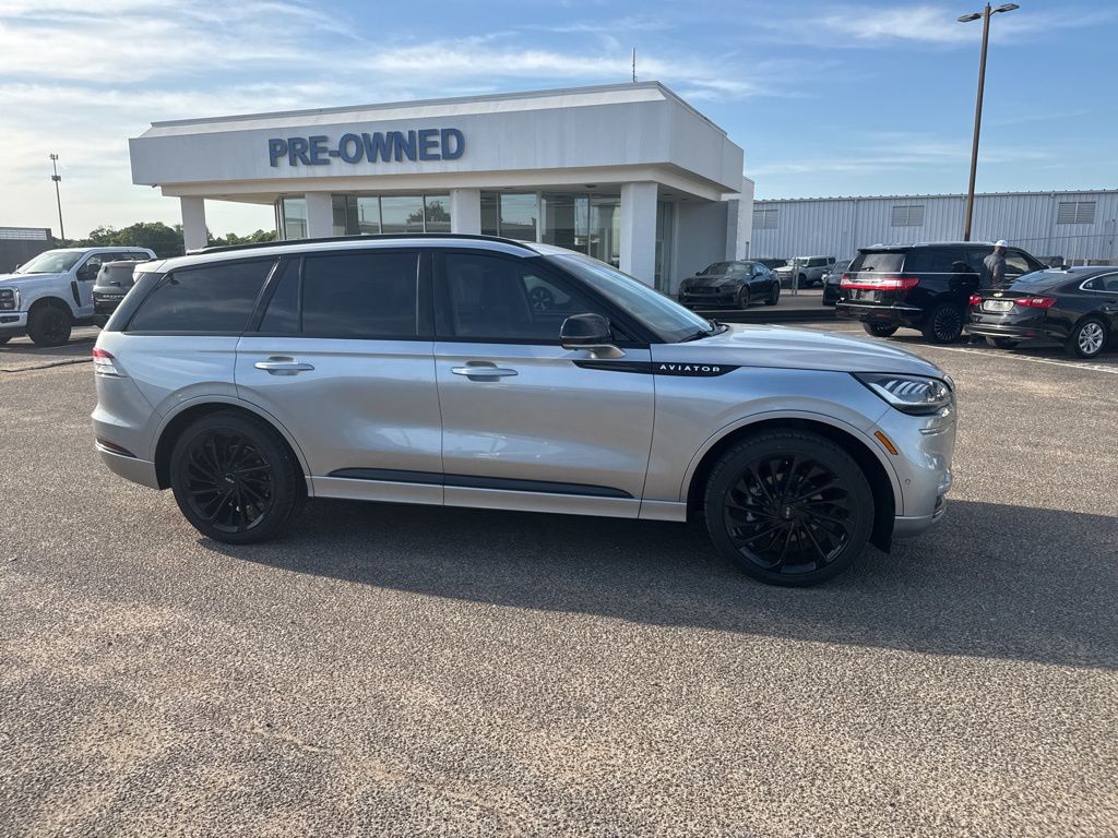 2023 Silver Radiance Metallic Clearcoat Lincoln Aviator Reserve RWD SUV