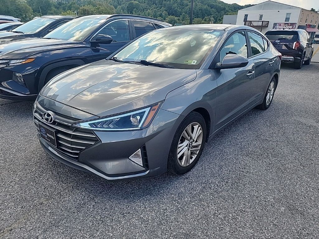 Machine Gray 2019 Hyundai Elantra Sedan Front-Wheel Drive 6-Speed Automatic