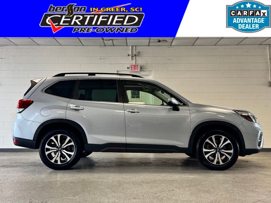 Ice Silver Metallic 2021 Subaru Forester SUV / Crossover All-Wheel Drive Continuously Variable Transmission