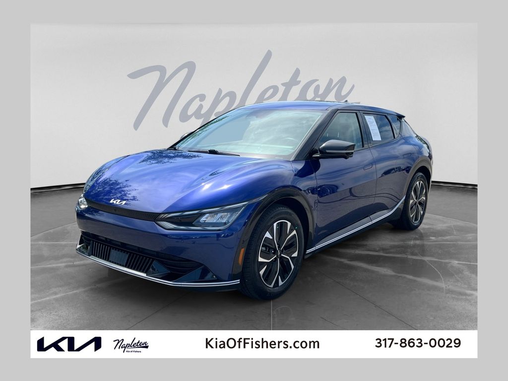 Yacht Blue 2024 Kia EV6 Wind AWD SUV / Crossover All-Wheel Drive 1-Speed Automatic