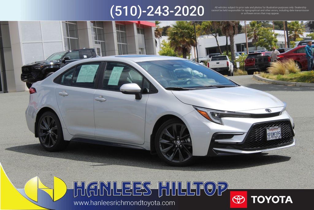 Classic Silver Metallic 2024 Toyota Corolla Sedan Front-Wheel Drive Continuously Variable Transmission