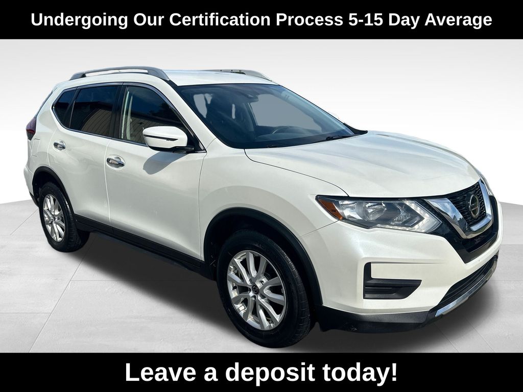 Pearl White Tricoat 2019 Nissan Rogue SUV / Crossover All-Wheel Drive Continuously Variable Transmission